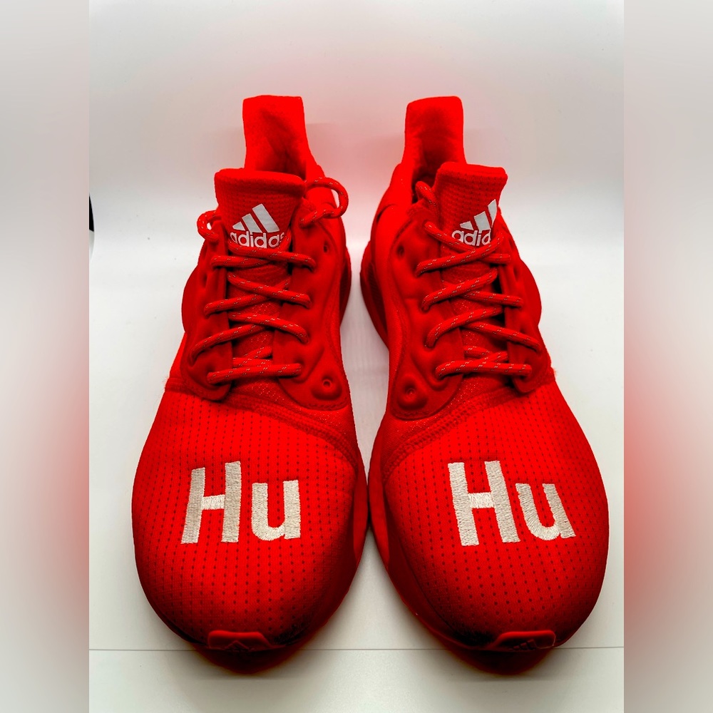 2019 Mens Adidas Pharrell x Solar Hu Glide 'Red’ Size 8